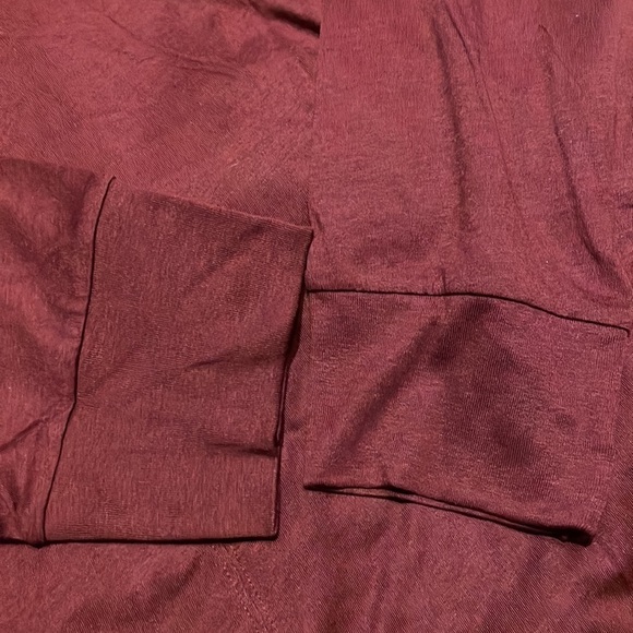 CACIQUE Maroon Long Sleeve Casual‎ Shirt - Picture 6 of 6